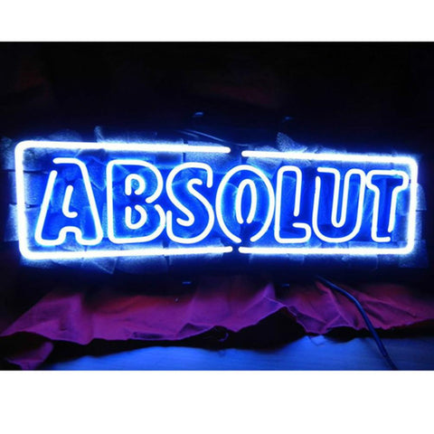 Professional  Absolute Vodka Beer Bar Neon Sign