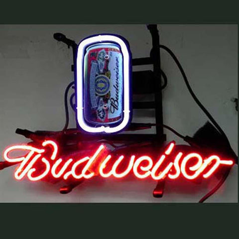 Professional Budweiser Can Beer Bar Neon Sign