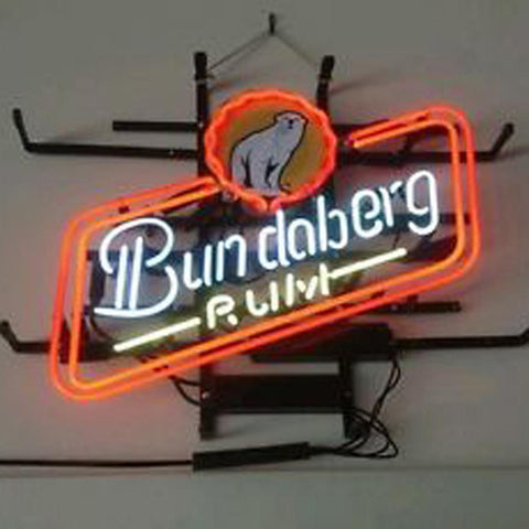 Professional  Bundaberd Rum Neon Sign 
