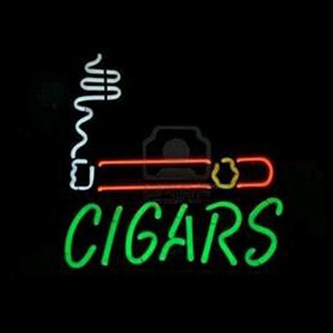 Professional  Cigars Shop Open Neon Sign 