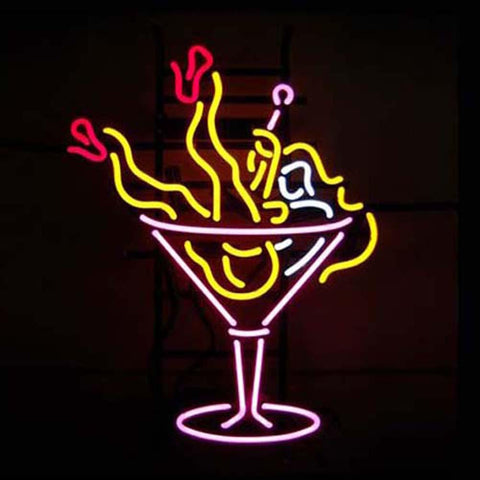 Professional Cocktail Beer Bar Open Neon Signs