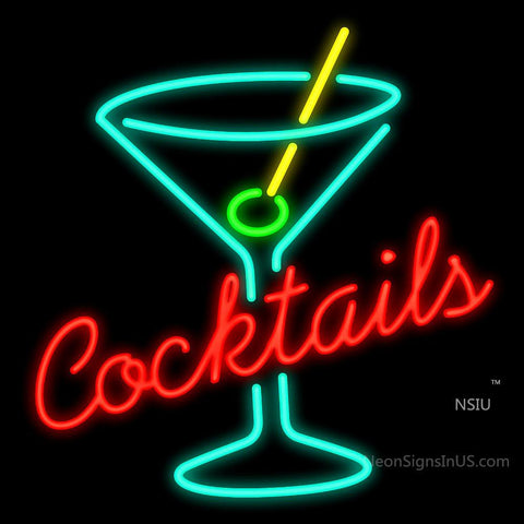 Cocktails Neon Sign