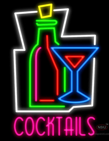 Cocktails Neon Sign 