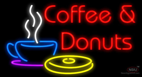 Coffee and Donuts Neon Sign 