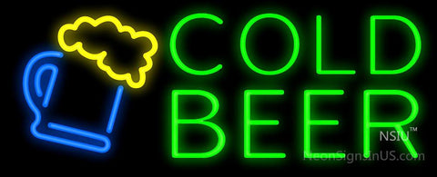 Cold Beer Neon Sign 