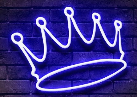 Crown neon sign Handmade Art Neon Signs 