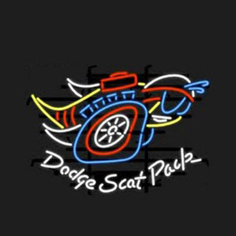 Professional  Dodge Scat Pack Neon Sign 