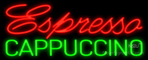 Espresso Cappuccino Neon Sign