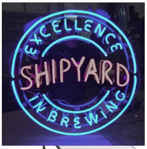 Exellence Shipyard in brewing neon sign