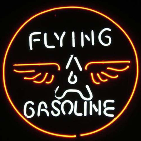 Professional Flying Gasoline Neon Sign