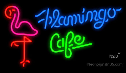 Flamingo Cafe Neon Sign 