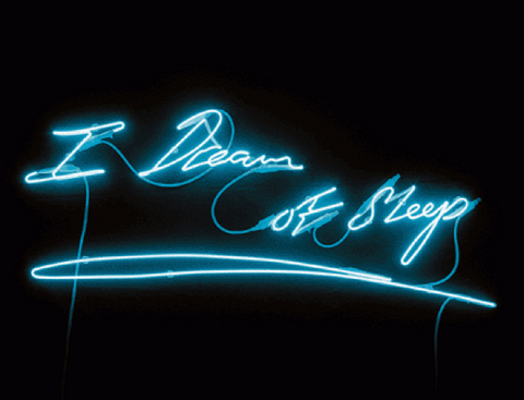 I dream of sleep Handmade Art Neon Signs 