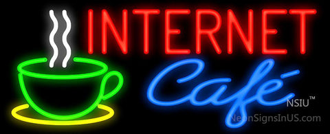 Internet Cafe Neon Sign 