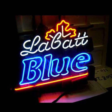 Professional Labatt Blue Beer Bar Open Neon Signs