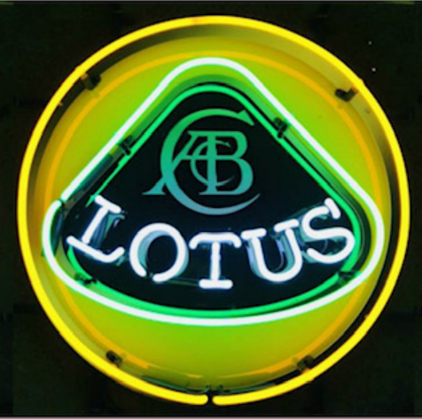 new Lotus car neon sign