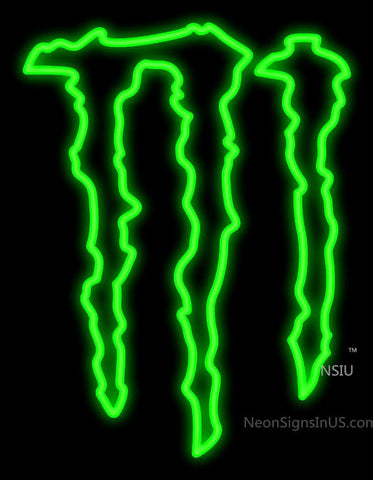 Monster Energy Logo Neon Sign