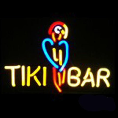 Neon Sculpture Tiki Bar Parrot Neon Signs 