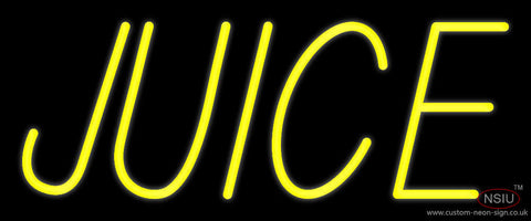 Yellow Juice Neon Sign