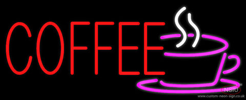 Red Coffee Logo Neon Sign 