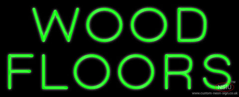 Wood Floors Neon Sign 