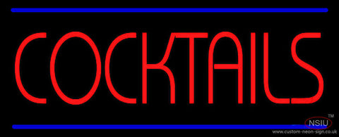 Red Cocktail Neon Sign 