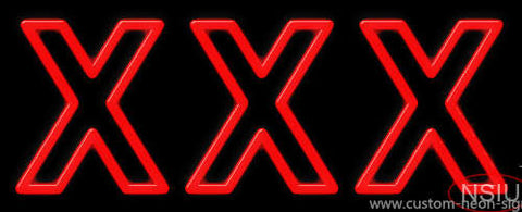 Xxx Neon Sign 