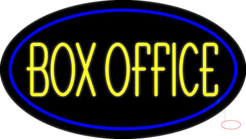 Yellow Box Office Neon Sign 