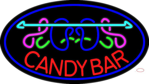 Candy Bar Real Neon Glass Tube Neon Sign 