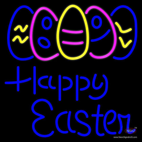 Happy Easter With Egg  Neon Sign 