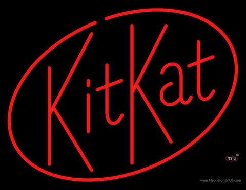 Kitkat Real Neon Glass Tube Neon Sign 