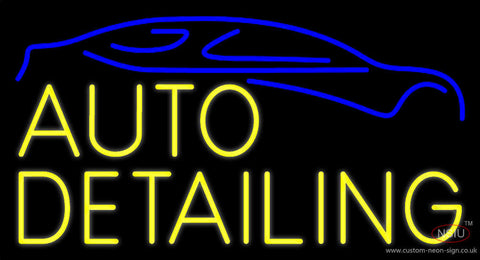 Yellow Auto Detailing  Neon Sign 