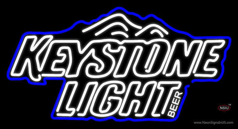 Custom Keystone Light Real Neon Glass Tube Neon Sign 