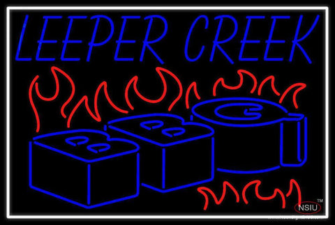 Custom Leeper Creek Bbq Neon Sign  