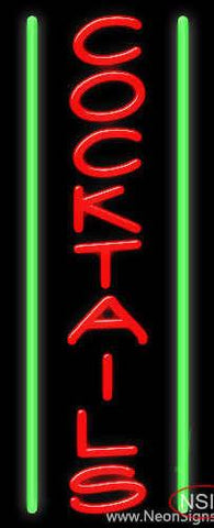 Cocktails Real Neon Glass Tube Neon Sign 