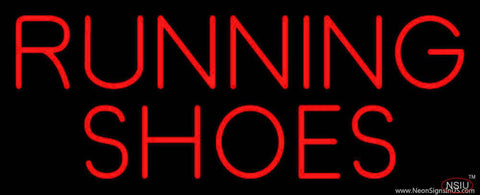 Running Shoes Real Neon Glass Tube Neon Sign 