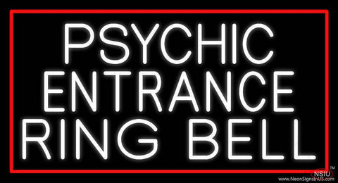 White Psychic Entrance Ring Bell Real Neon Glass Tube Neon Sign 