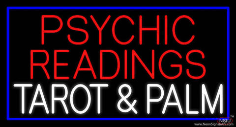White Psychic Readings White Tarot And Palm Real Neon Glass Tube Neon Sign 