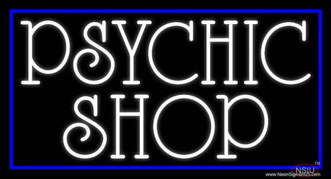 White Psychic Shop Real Neon Glass Tube Neon Sign 