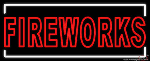 Double Stroke Fireworks Real Neon Glass Tube Neon Sign 