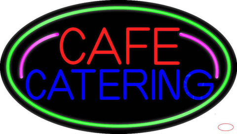 Cafe Catering Real Neon Glass Tube Neon Sign 