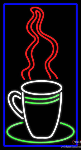 Coffee Cup Real Neon Glass Tube Neon Sign 