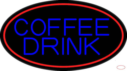 Coffee Drink Real Neon Glass Tube Neon Sign 
