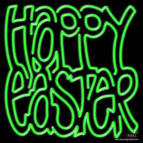 Happy Easter Real Neon Glass Tube Neon Sign 