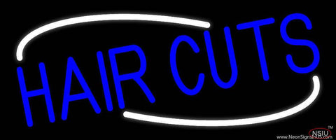 Blue Hair Cuts Real Neon Glass Tube Neon Sign 
