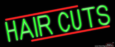 Green Hair Cuts Real Neon Glass Tube Neon Sign 