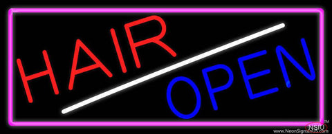 Hair Open Real Neon Glass Tube Neon Sign 