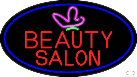 Red Beauty Salon Logo Real Neon Glass Tube Neon Sign 