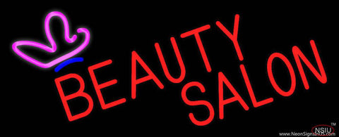 Red Beauty Salon Logo Real Neon Glass Tube Neon Sign 