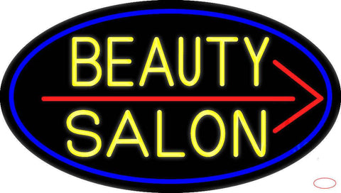 Yellow Beauty Salon Real Neon Glass Tube Neon Sign 