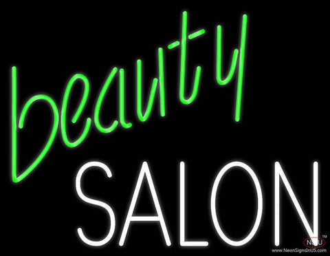 Green Beauty Salon Real Neon Glass Tube Neon Sign 